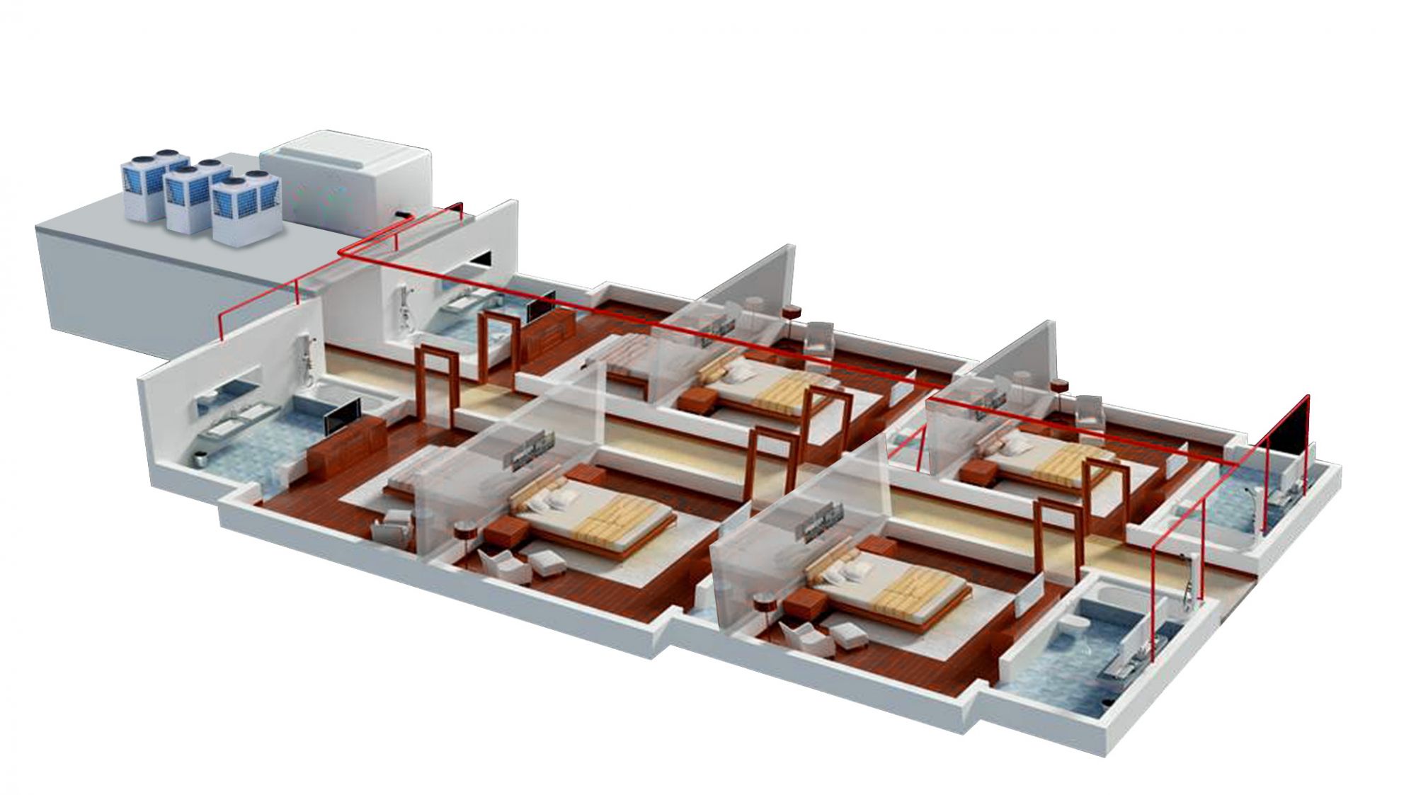 商用中央熱水系統(tǒng)解決方案